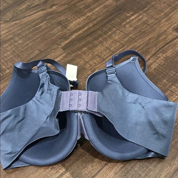NWT GAP Satin Underwire Bra blue/gray, 36D - Picture 5 of 8